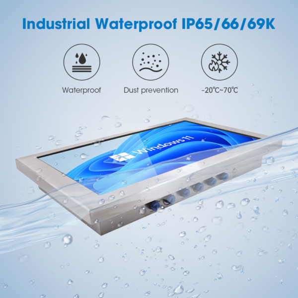 Rostar IP67 Waterproof Touch Panel PC For Marine Used - Image 2